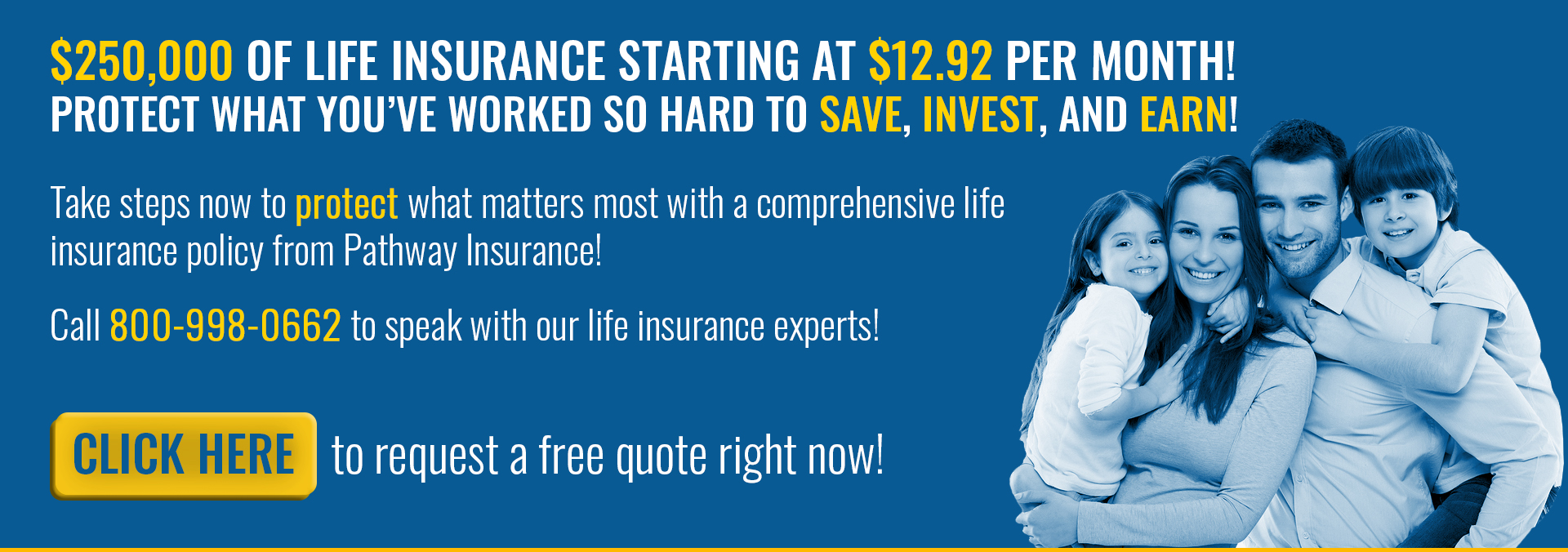 Life Insurance Ohio - Life insurance starting at $12.92 per month. click here to request a free quote right now.